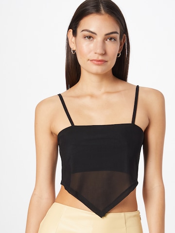 NEON & NYLON Top 'PAITYN' in Black: front