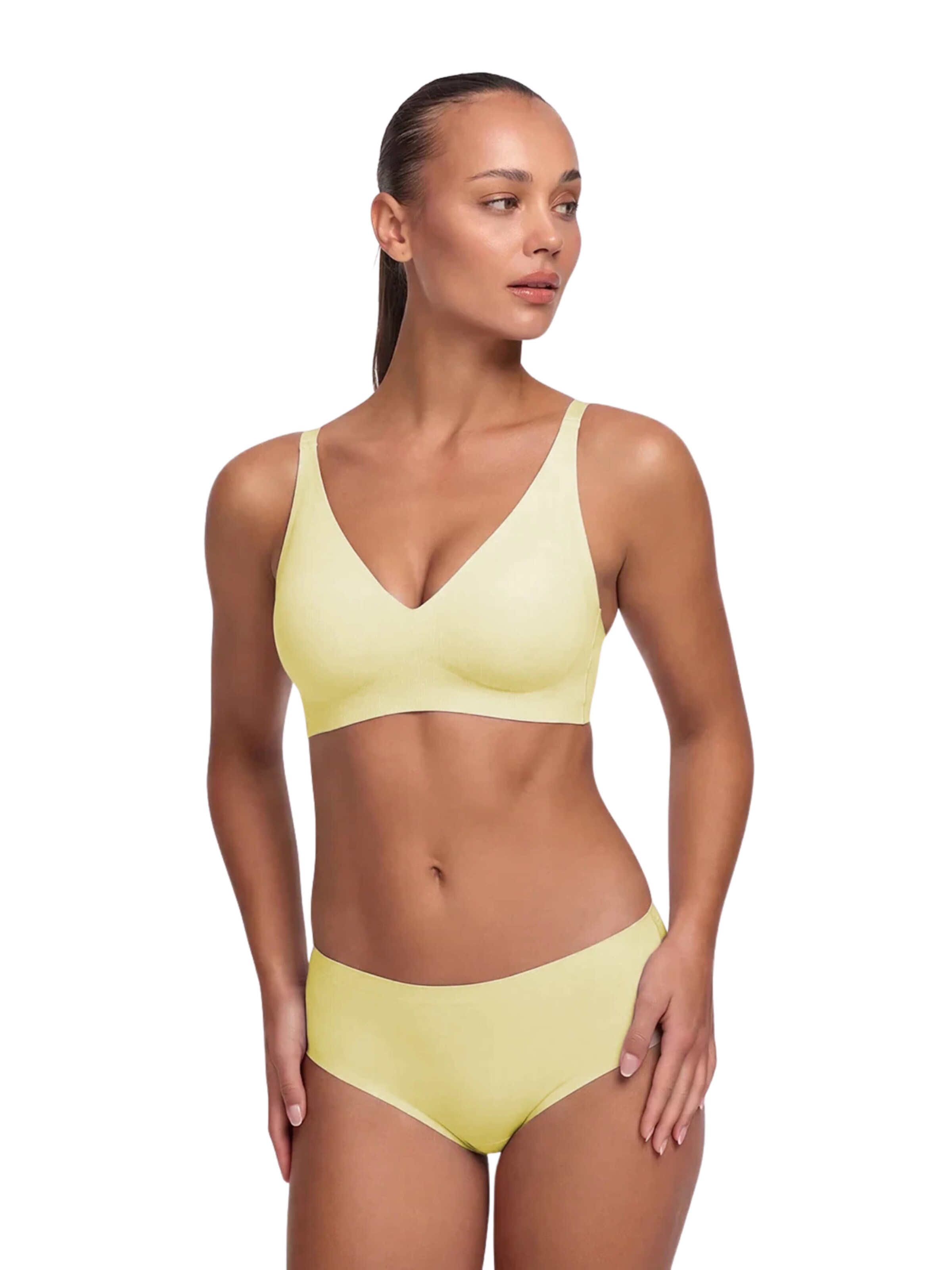 cfab (formerly creamy fabrics) Slip 'Seamless Slip' in Geel