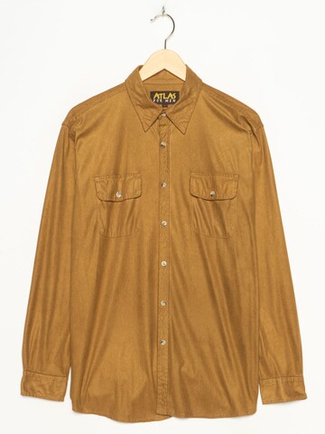 Atlas For Men Button Up Shirt in L in Brown: front