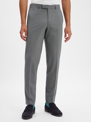 CINQUE Trousers with creases 'Citotti-H' in Grey: front