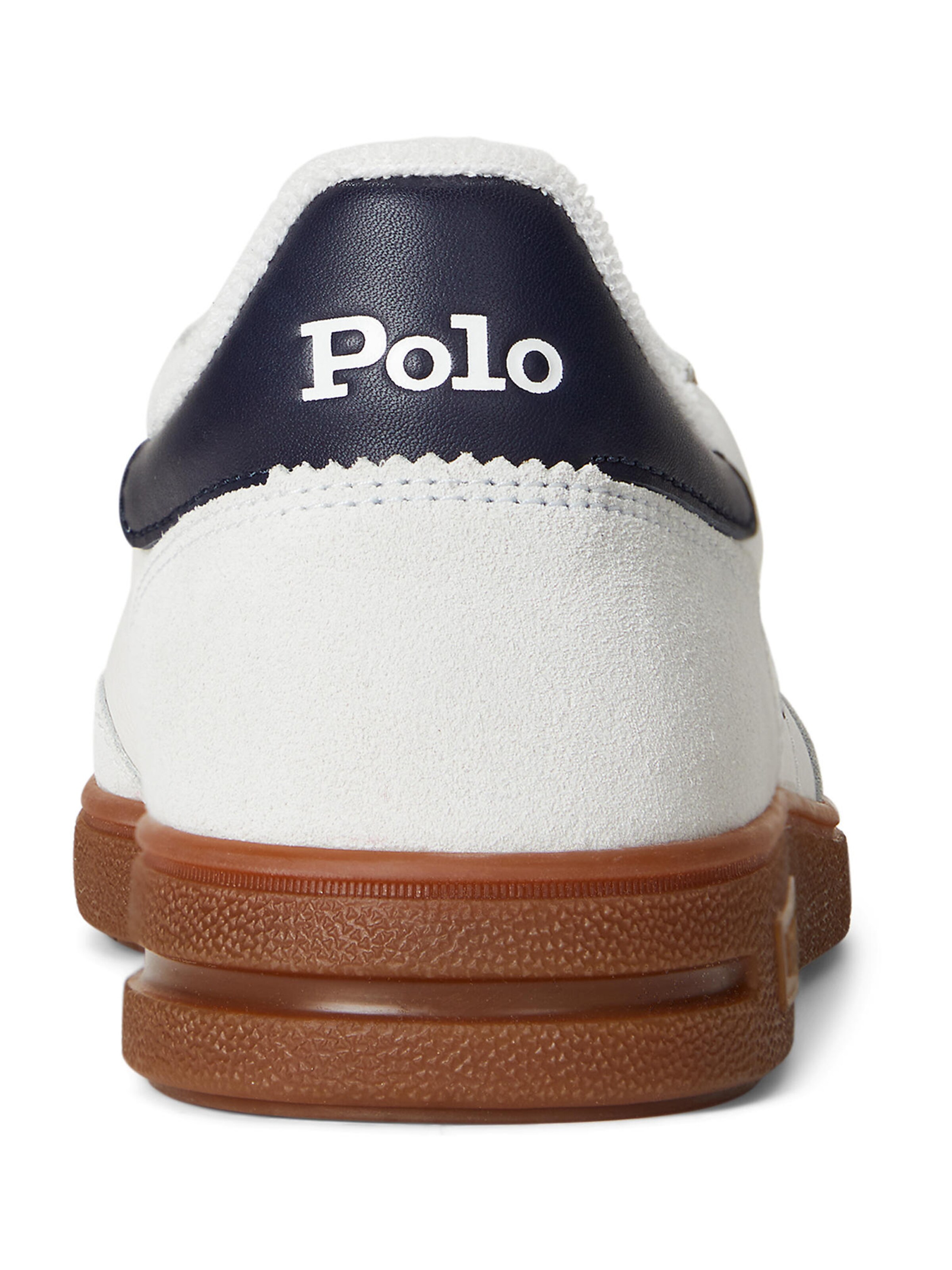 Polo Ralph Lauren Ниски маратонки 'BEDFORD' в бяло