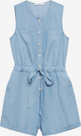 MANGO Combinaison 'Badu' en bleu cobalt, Vue avec produit
