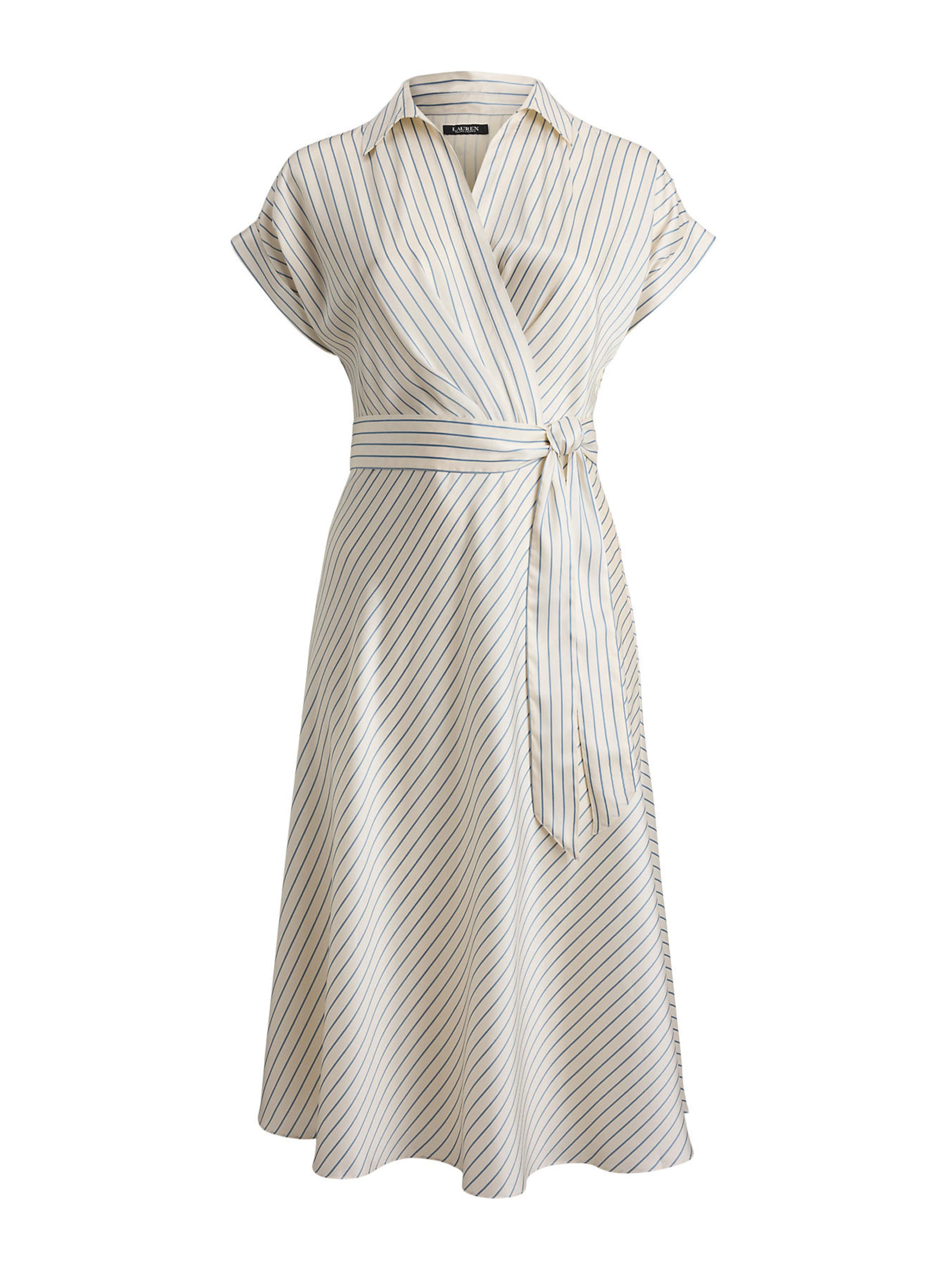 smėlio Lauren Ralph Lauren Plus Suknelė: priekis