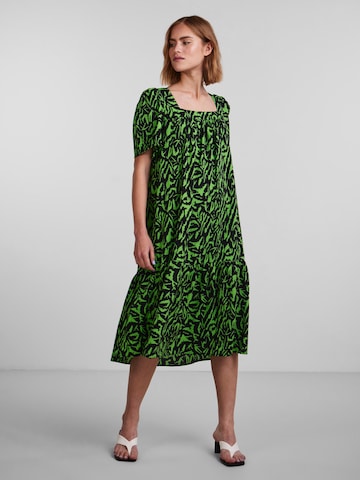 PIECES Dress 'Lonse' in Green