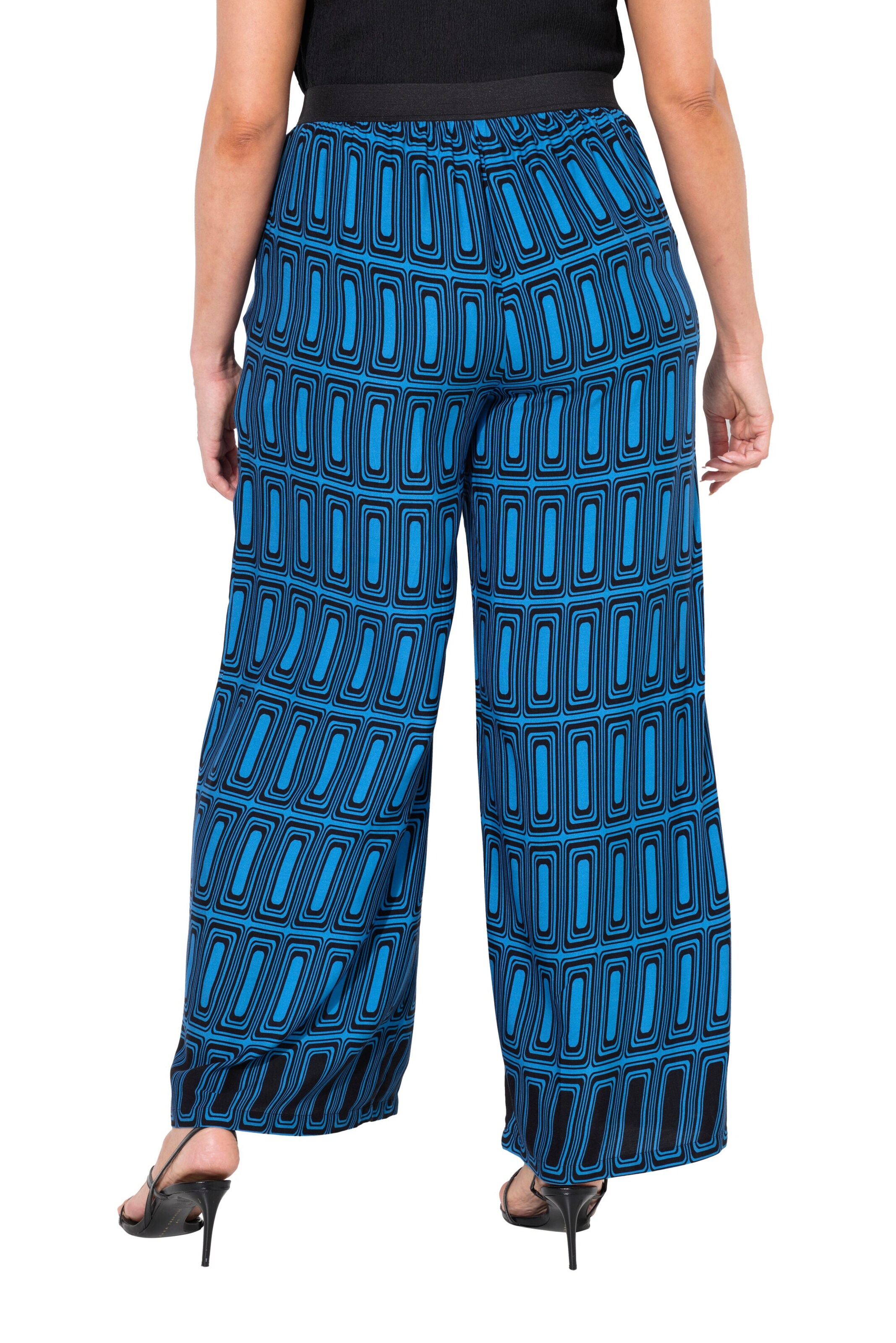 Ulla Popken Wide leg Trousers in Blue