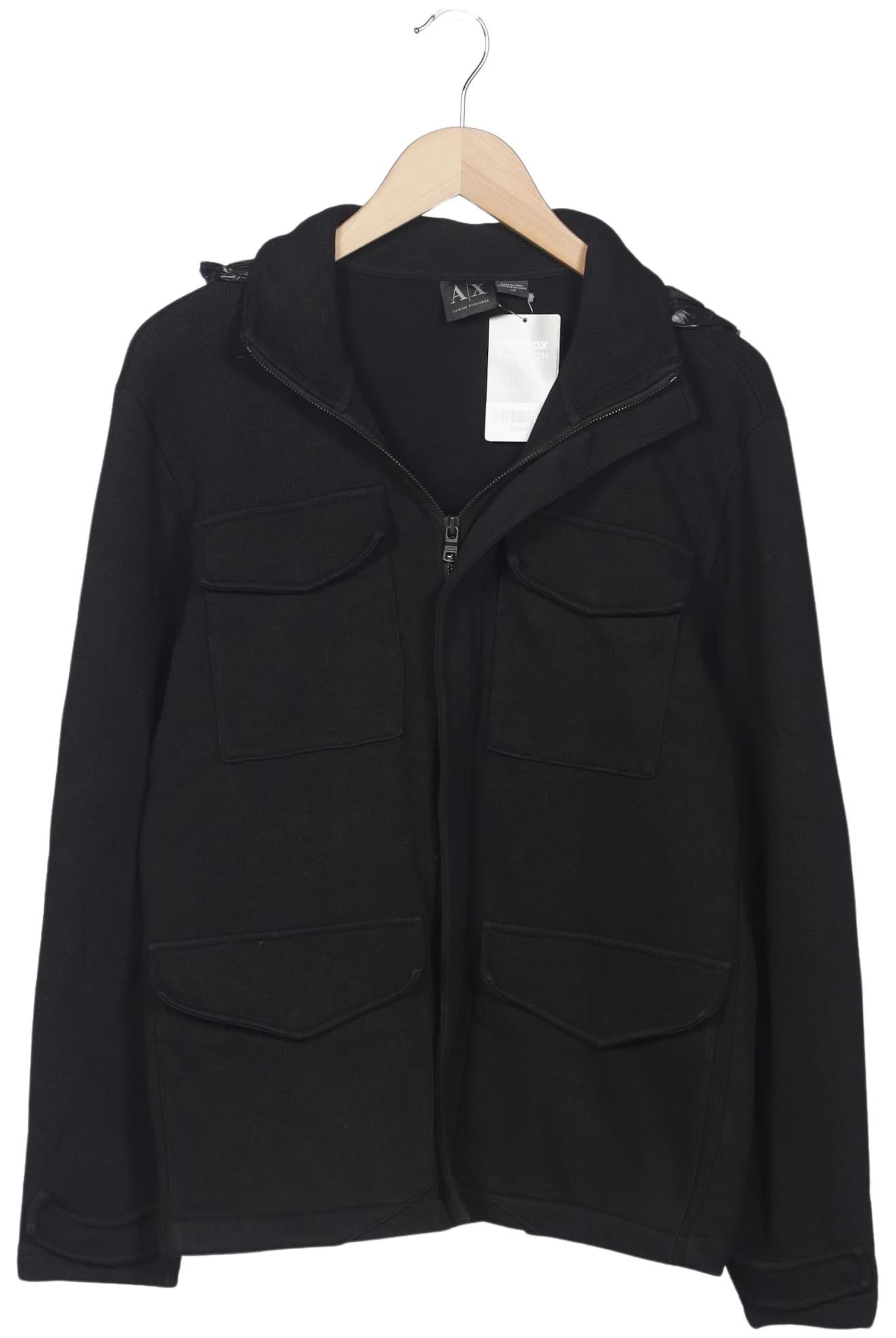 ARMANI EXCHANGE Jacket & Coat in L in Black: front