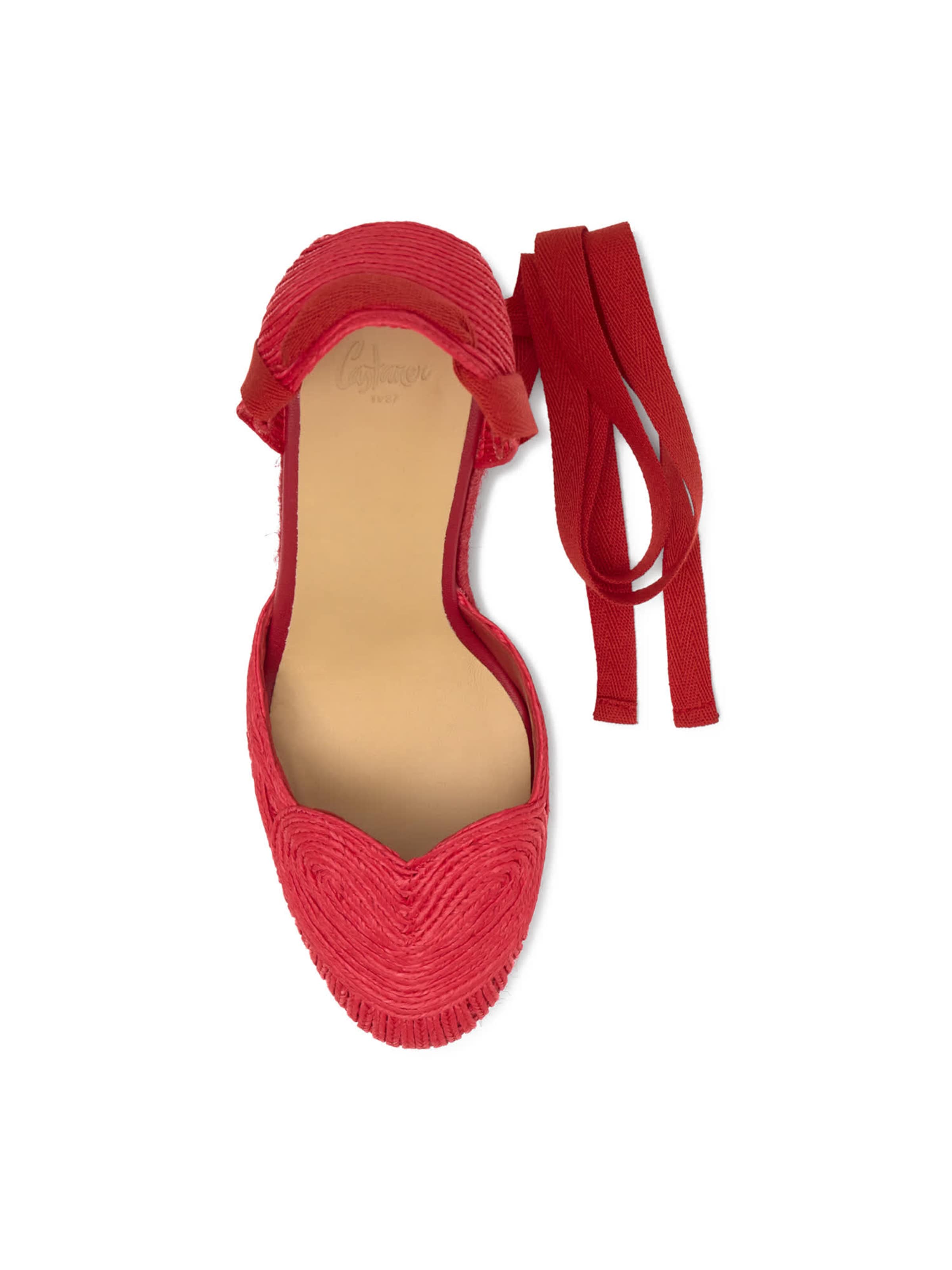 Castañer Espadrilky 'Cacia' - Červená
