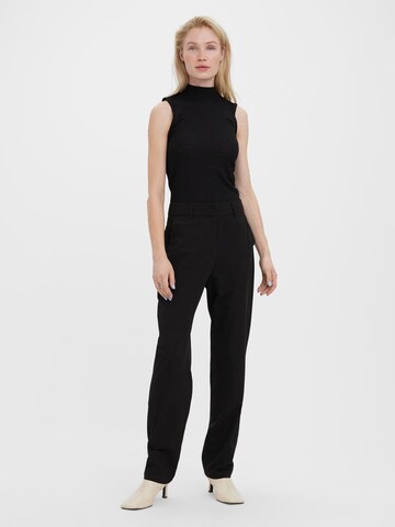 VERO MODA Loosefit Byxa i svart