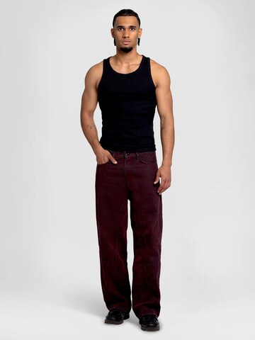 YVZ Denim Baggy Jeans 'Mira' in Red