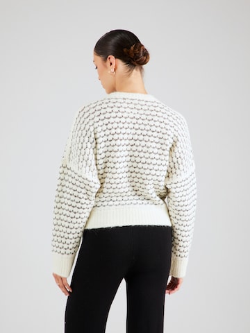 Sisley Pullover in Weiß