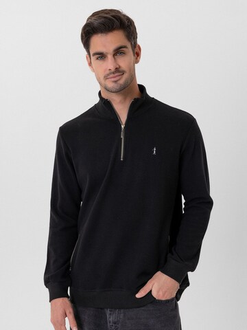 Pull-over 'Alvaro' Jacey Quinn en noir : devant