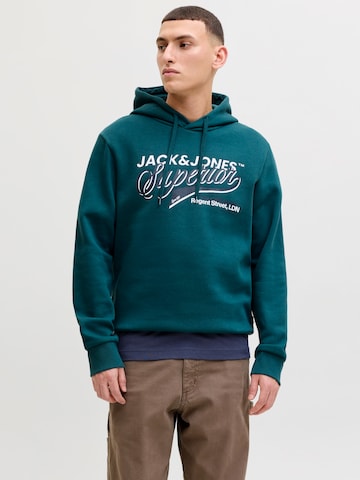 JACK & JONES Bluzka sportowa w kolorze zielony: przód