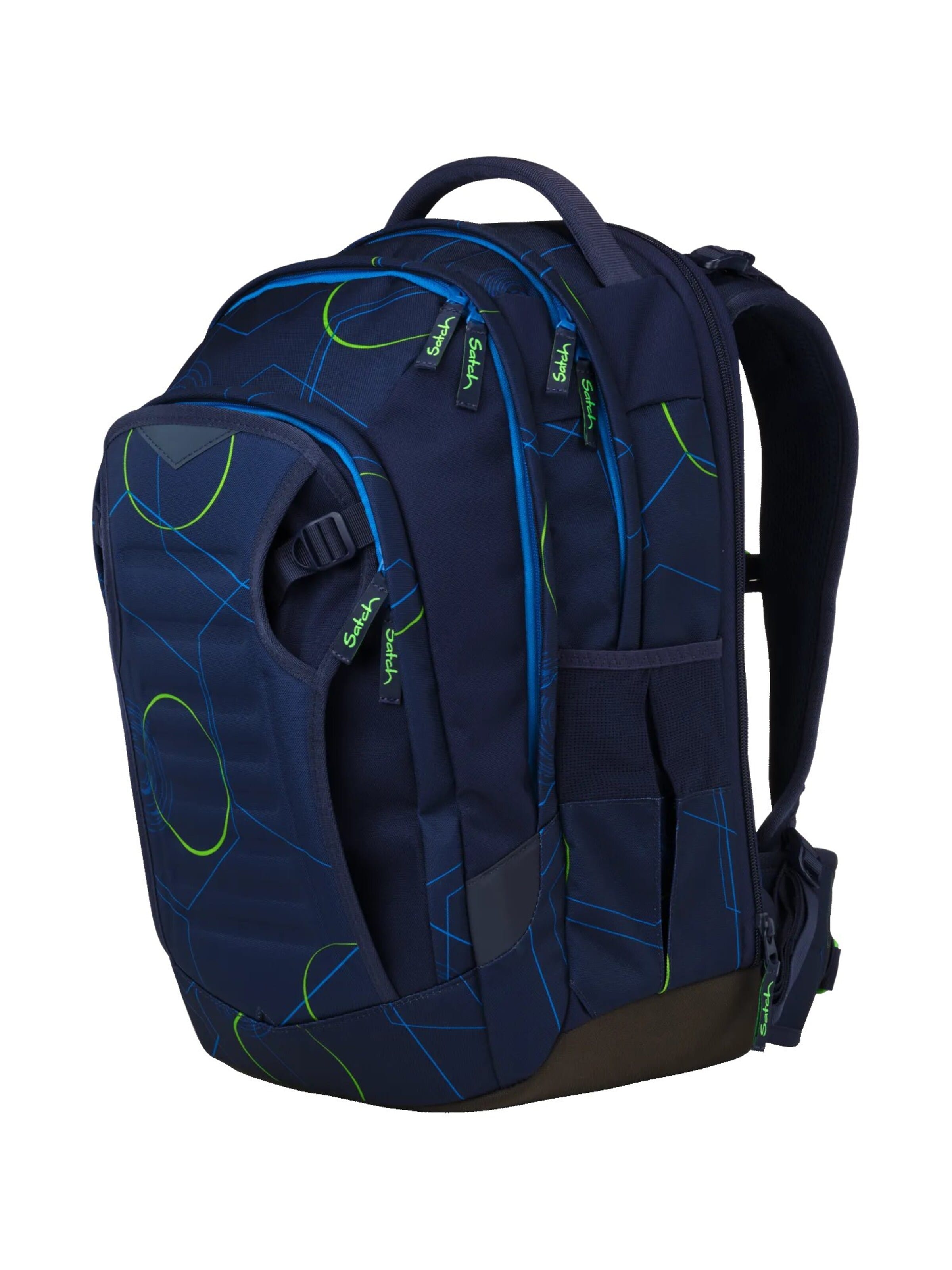 Satch Backpack 'Schulrucksack match plus' in Blue