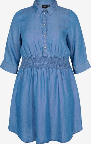 Zizzi Kleid 'MILLE' in Blau: predná strana