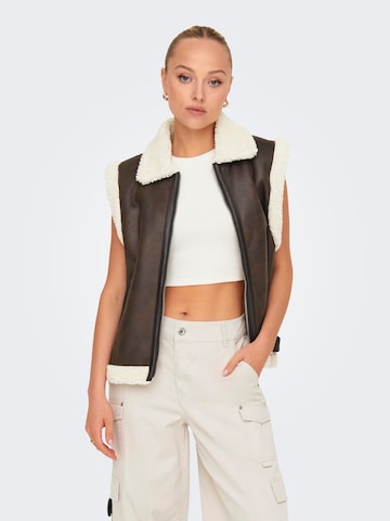ONLY Vest 'ONLBetty' in Brown: front