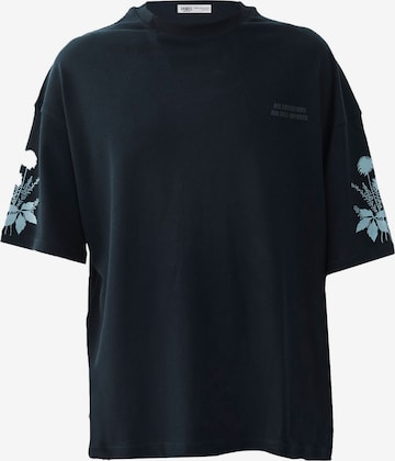 VAMOS CLO Shirt 'Everlasting Daisy' in Black: front