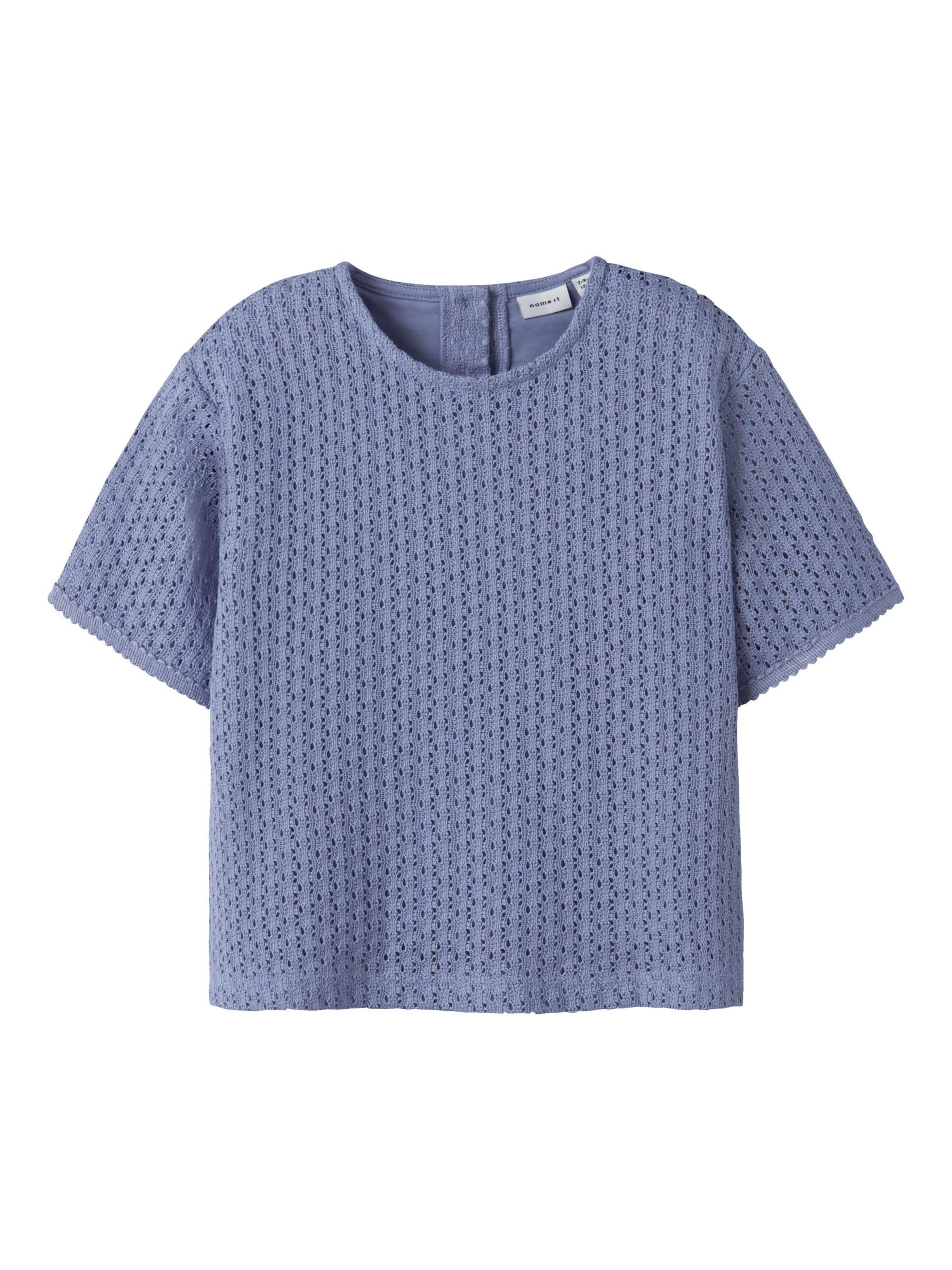 T-Shirt NAME IT en violet : devant