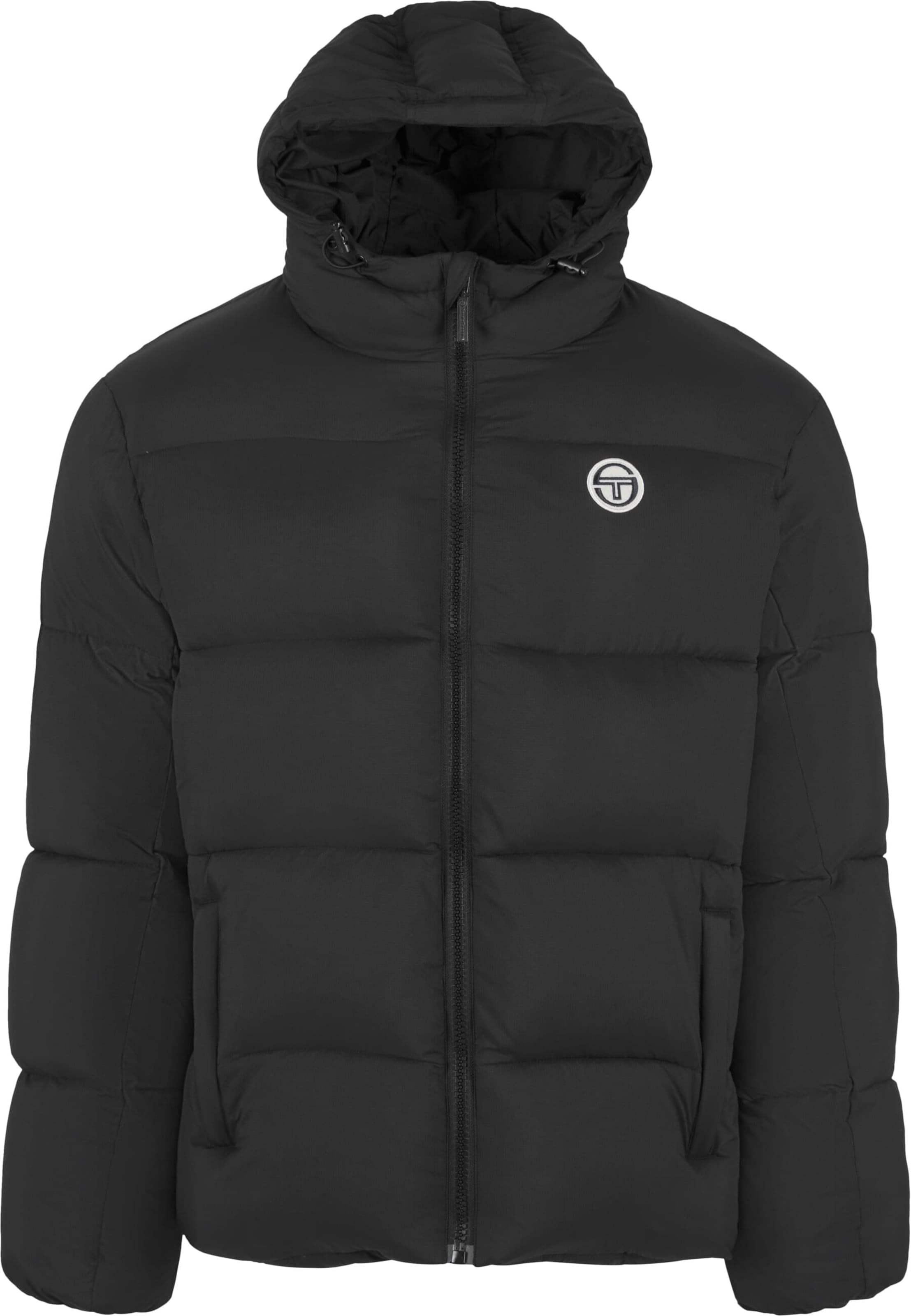 Sergio Tacchini Winterjas 'Giamaica' in Zwart: voorkant