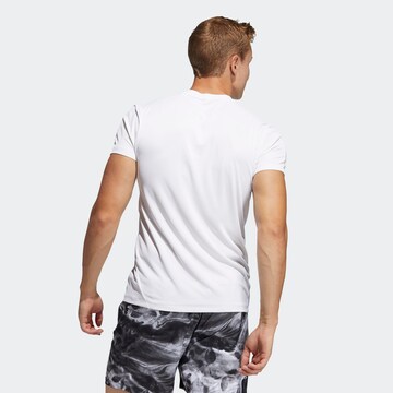 T-Shirt fonctionnel ADIDAS PERFORMANCE en blanc