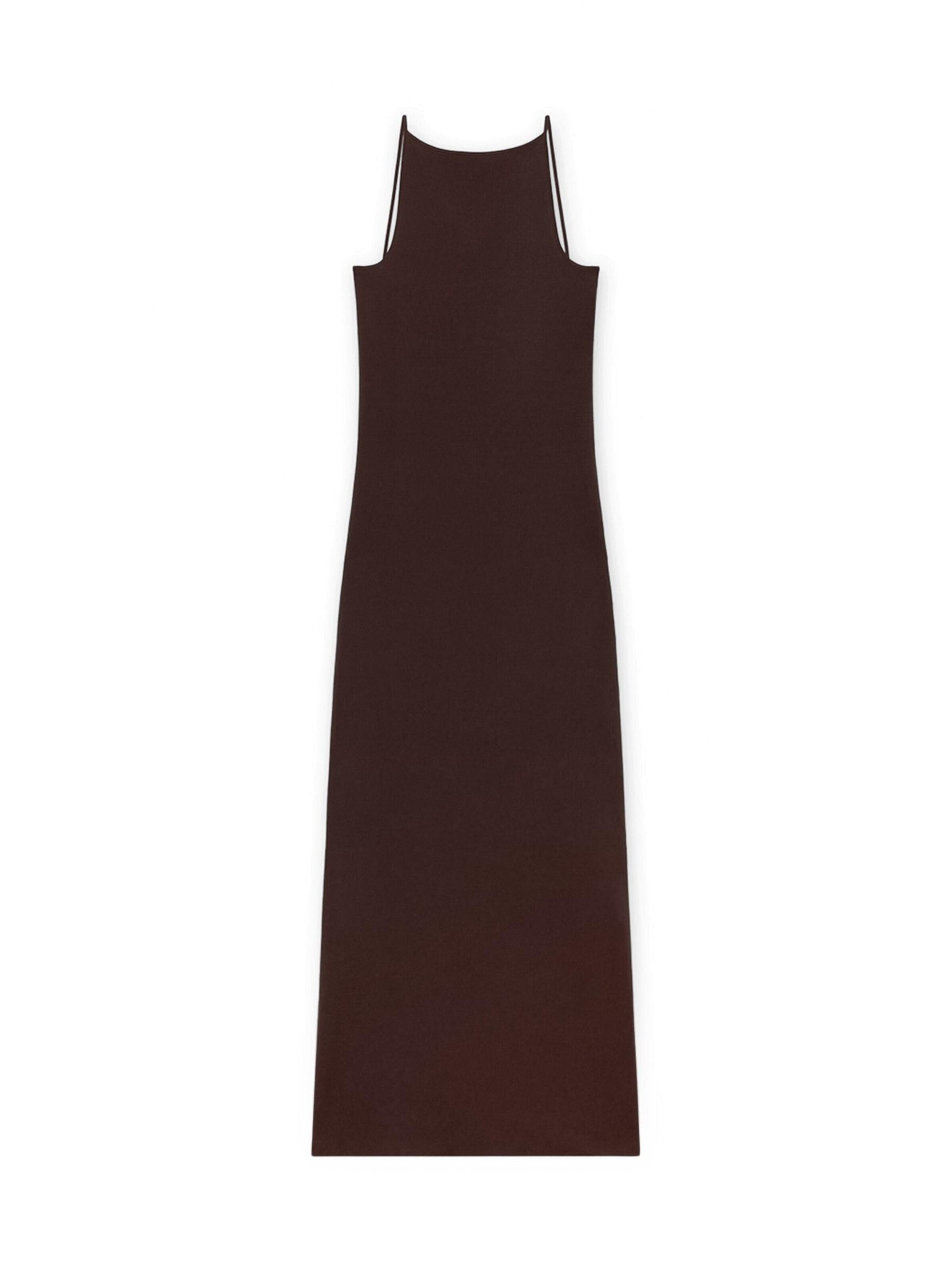 Robe Trussardi en marron : devant