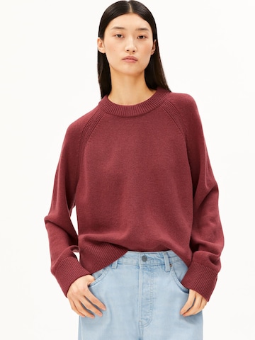 Pull-over ARMEDANGELS en rouge : devant