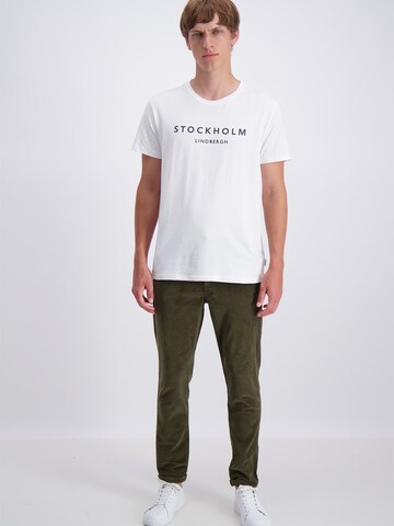 Lindbergh Slim fit Chino trousers in Green