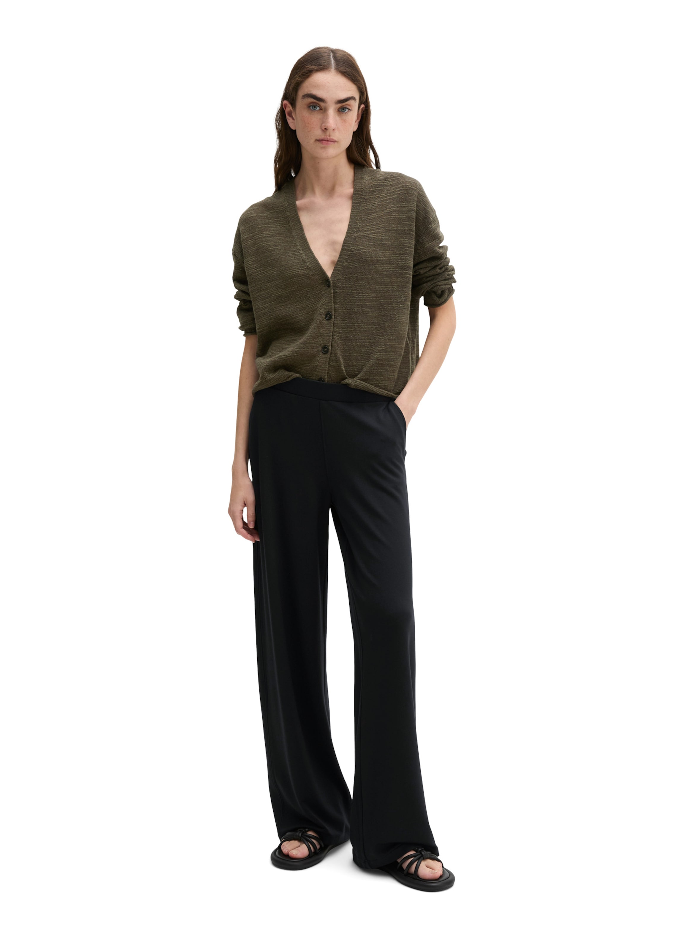 Marc O'Polo Loosefit Hose in Schwarz