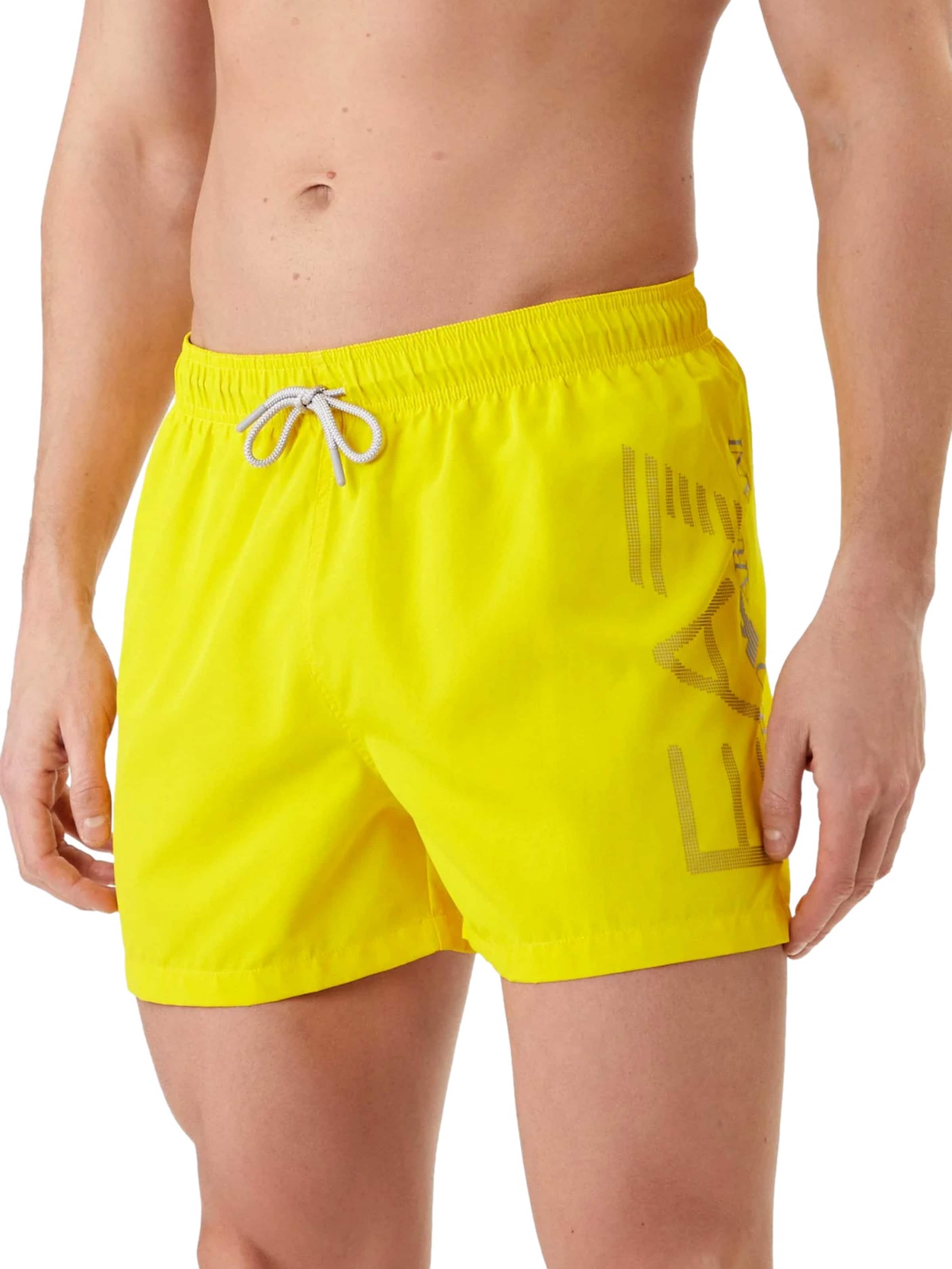 EA7 Emporio Armani Zwemshorts in Geel