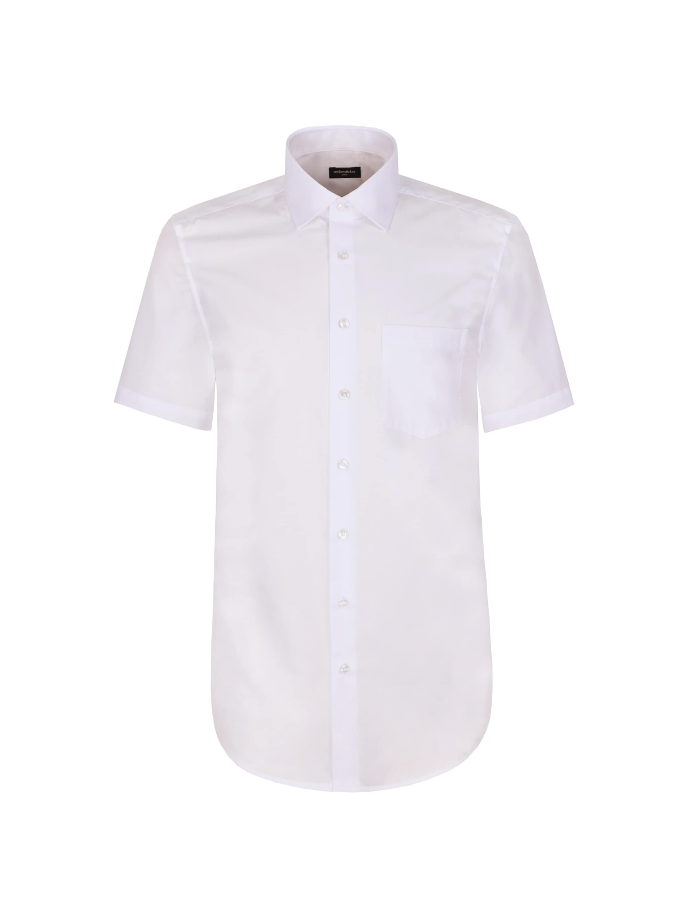 Coupe regular Chemise business SEIDENSTICKER en blanc : devant