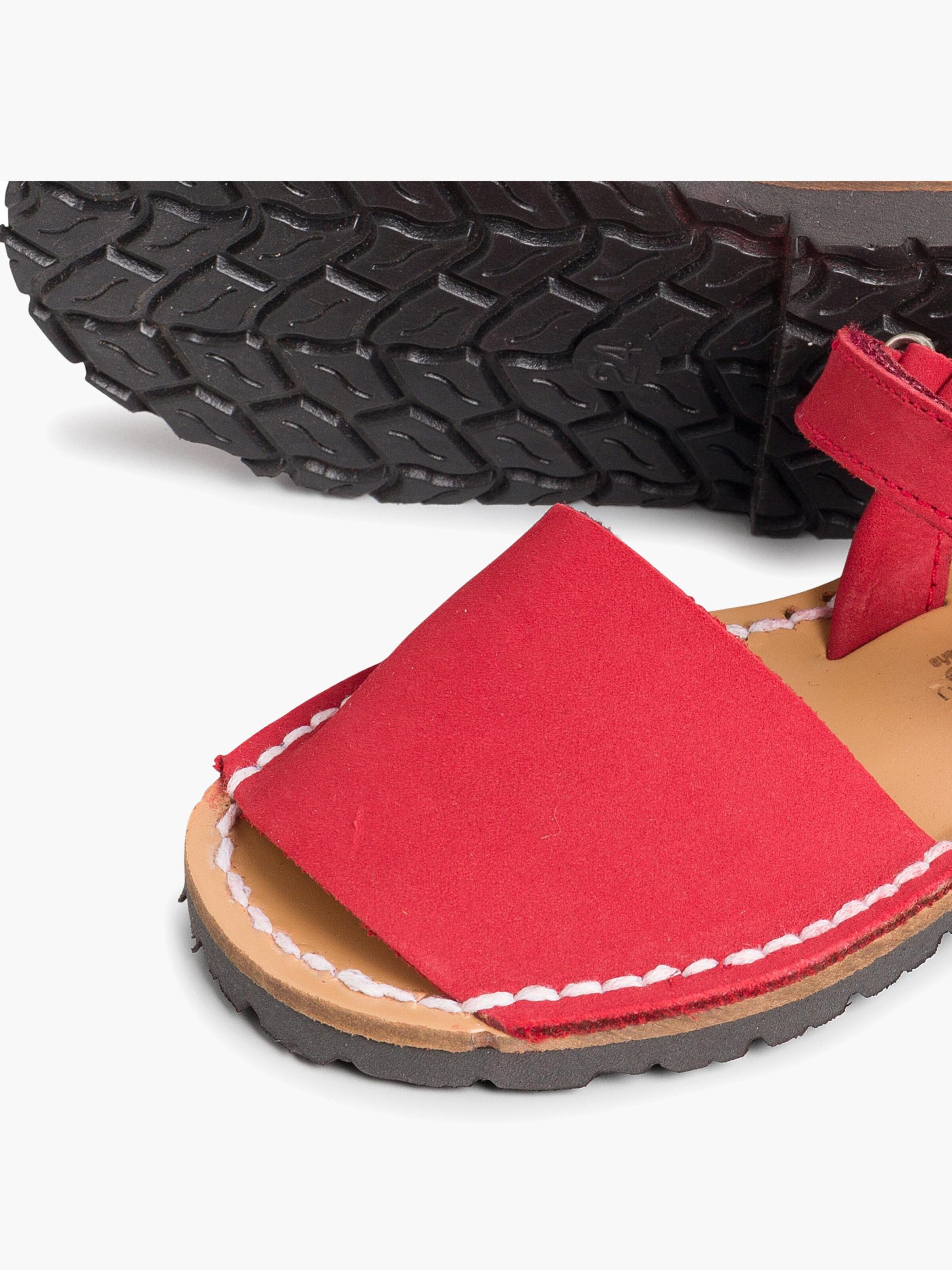 Sandales Pisamonas en rouge