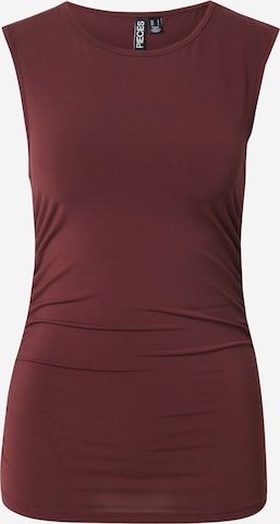 PIECES Top 'PCMadison' in Red: front