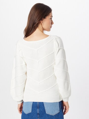 ICHI Pullover 'PILAR' in Weiß