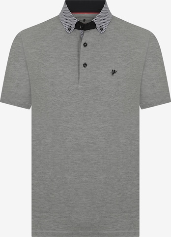 DENIM CULTURE Poloshirt 'Avery' in Grau: predná strana