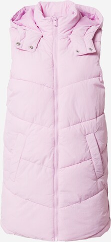 PIECES Bodywarmer 'JAMILLA' in Lila: voorkant