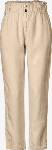 STREET ONE Loose fit Pants in Beige: front