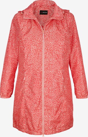 MIAMODA Between-Season Jacket in Red: front