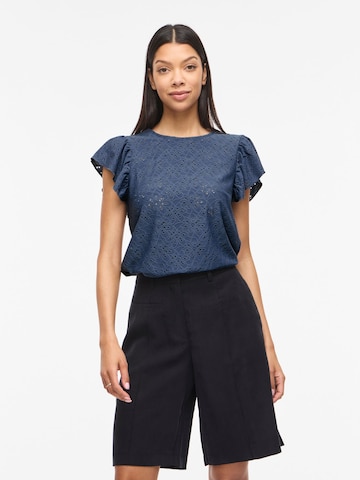 VILA Blouse 'VIKAWA' in Blauw: voorkant
