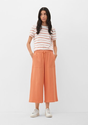 s.Oliver Wide Leg Hose in Orange