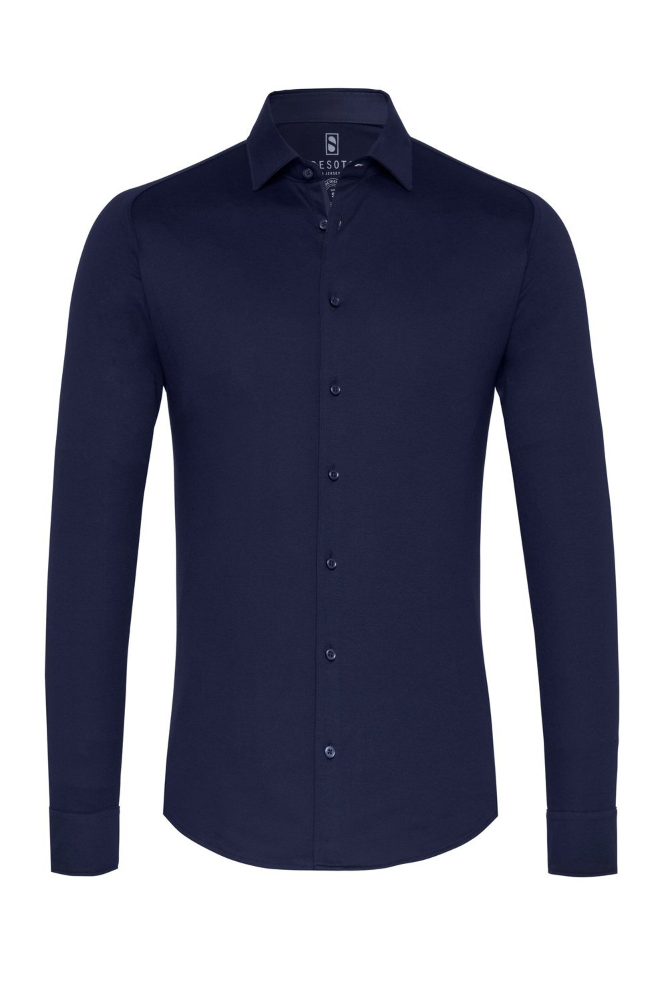 DESOTO Slim fit Overhemd in Blauw: voorkant