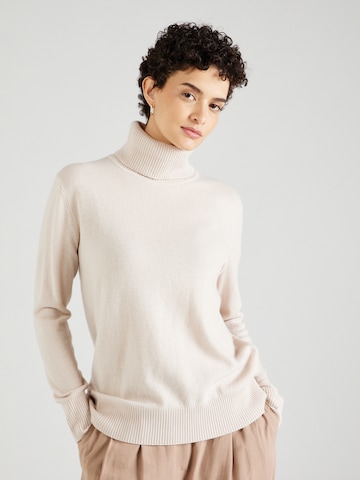 Pull-over rosemunde en beige : devant