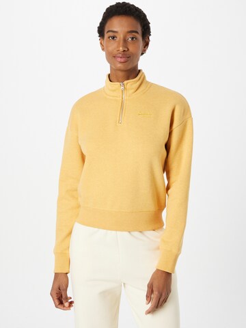 Superdry Sweater in Yellow: front