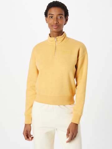 Superdry Sweter w kolorze żółty: przód