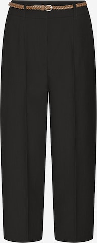 b.young - Calças com vincos 'BYDANTA ' em preto: frente