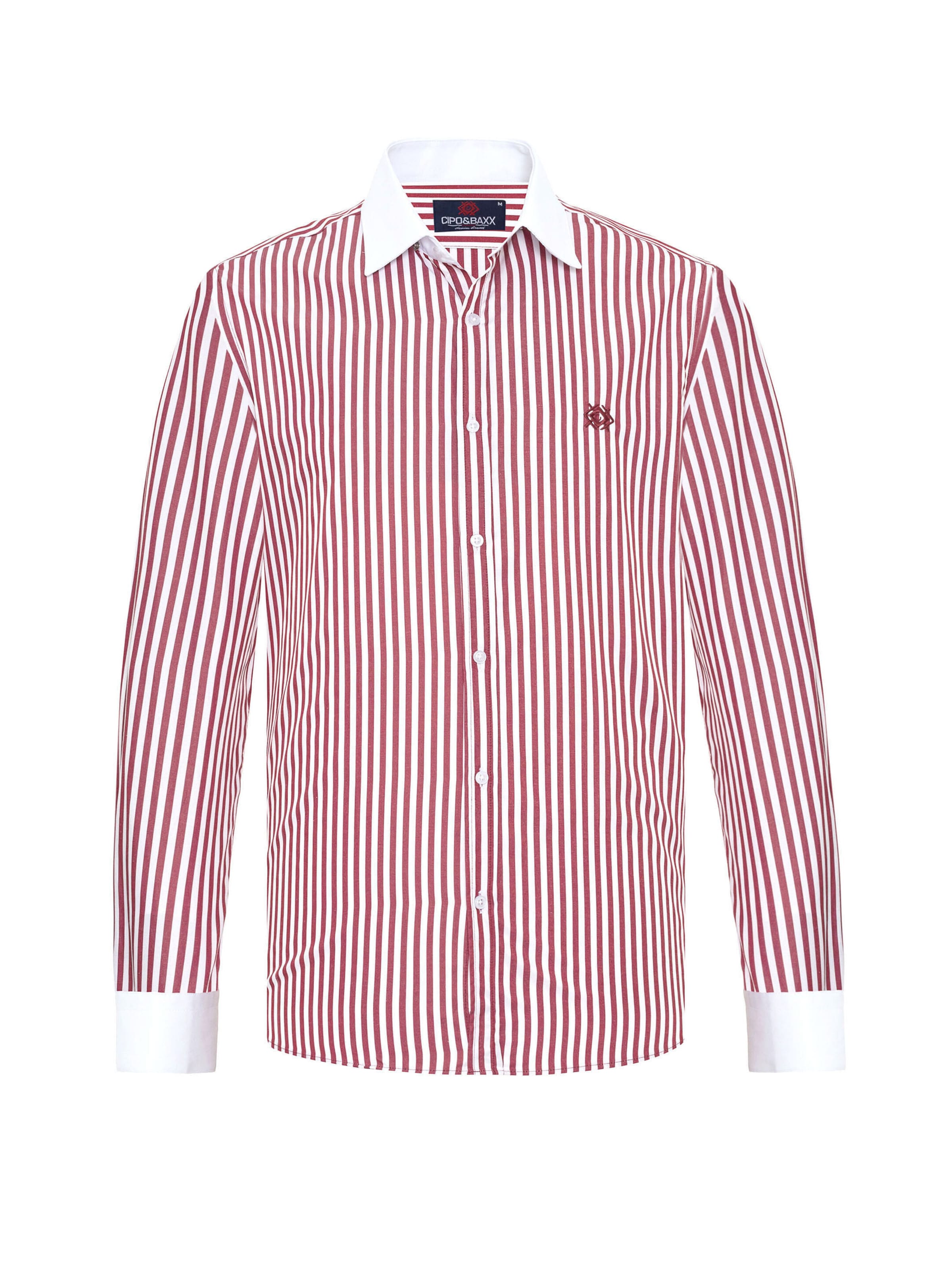 CIPO & BAXX Hemd 'CH192' in rot, Produktansicht