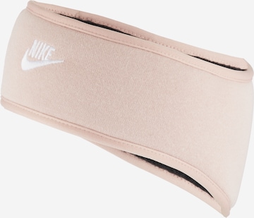 Nike Sportswear - Banda de cabeza deportiva en rosa: frente