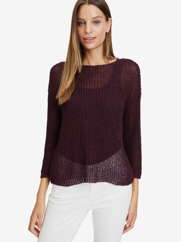 Betty Barclay Sweater in Purple: front