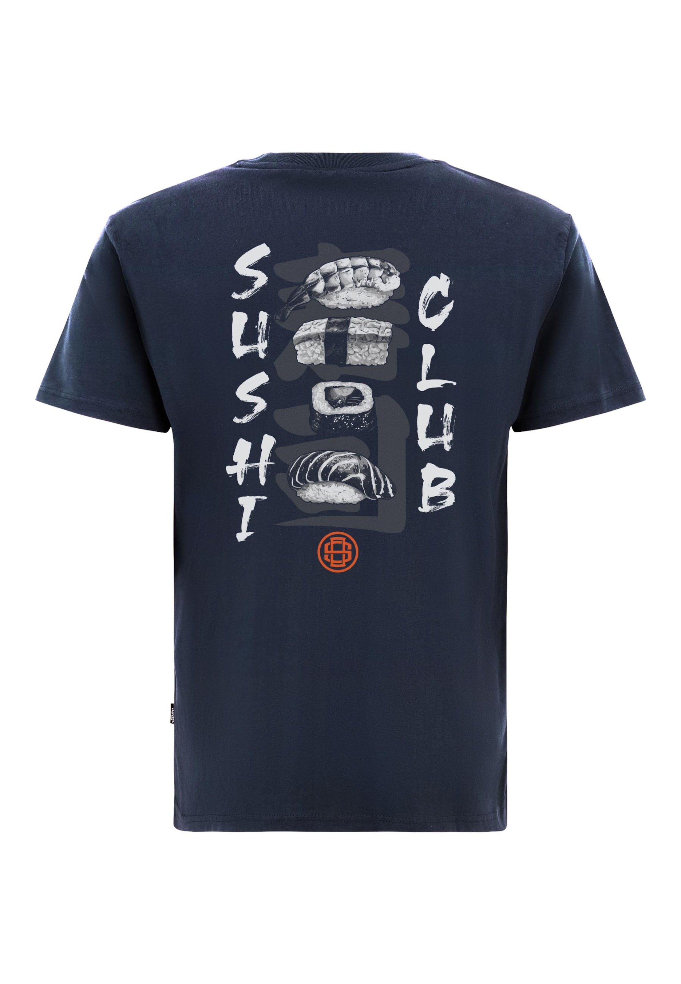 Oldskull Shirt 'Asian Sushi Lover Graphic' in Dark blue, Item view