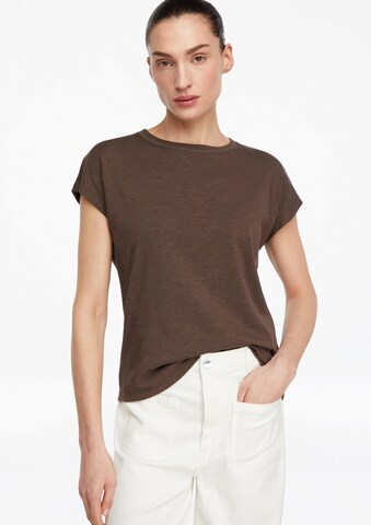 T-shirt COMMA en marron : devant