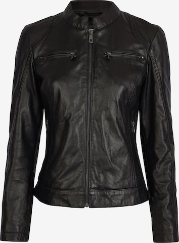 bugatti Lederjacke BULady-110 in Schwarz: Vorderseite