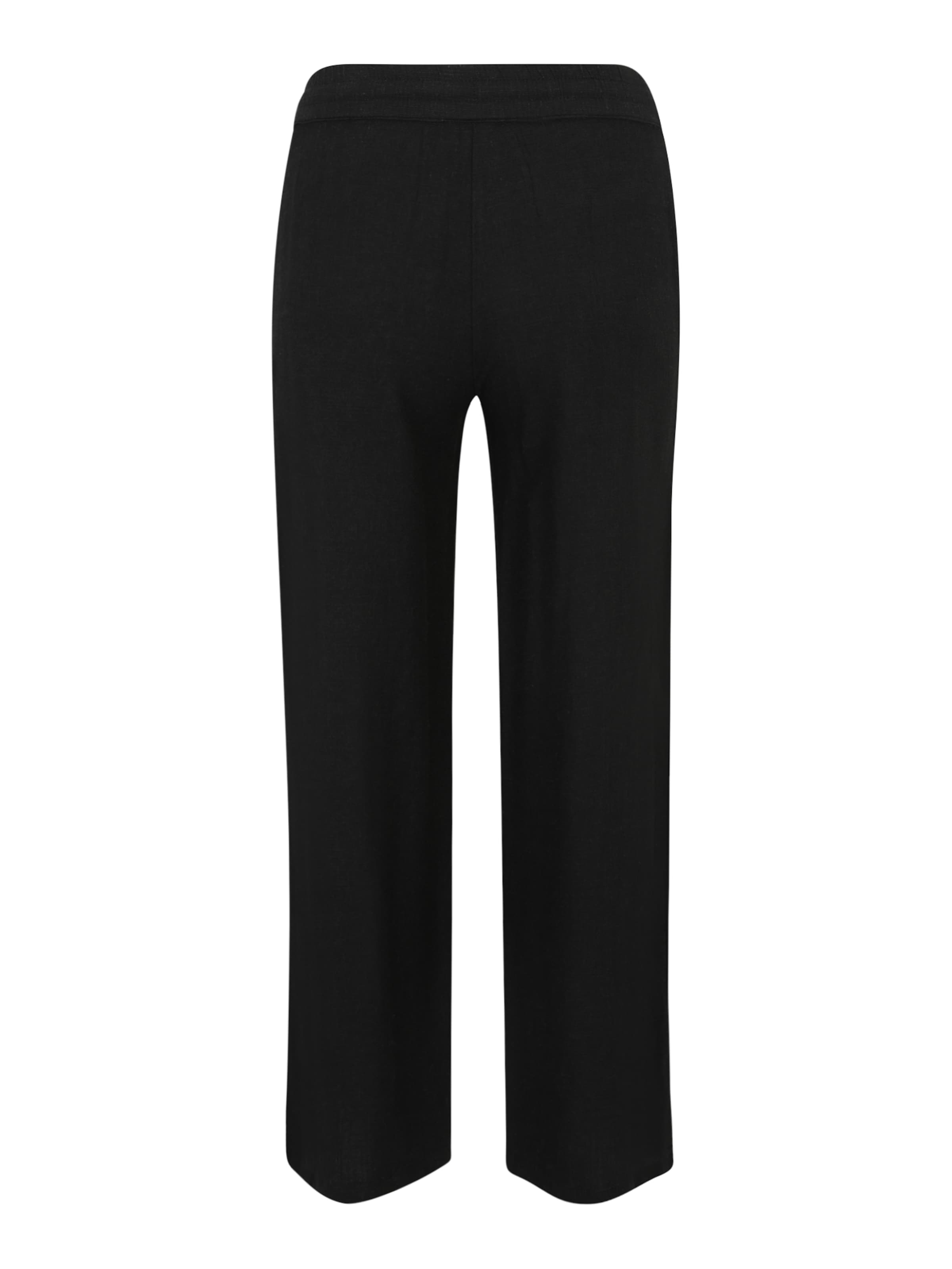 Noisy May Petite Lużny krój Spodnie 'NMLEILANI' w kolorze czarny